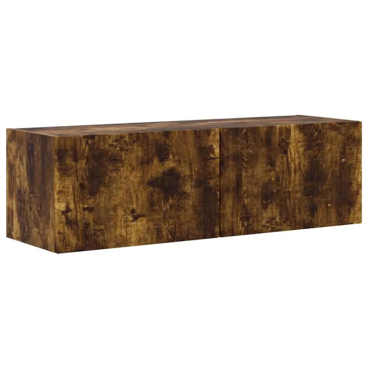 vidaXL TV-Wandschrank Wandmontiert Geräucherte Eiche 98 x 31 x 29,5 cm 892239