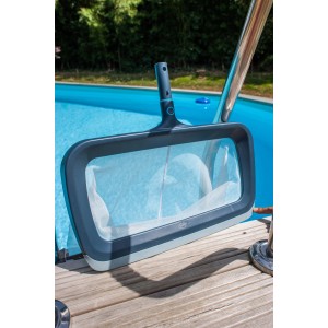 Gre Bodenkescher Aufsatz Graphite 40x50 cm für die Poolreinigung.