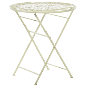 Beliani Klappbarer Tisch BIVIO Hellgrün 70x70x73