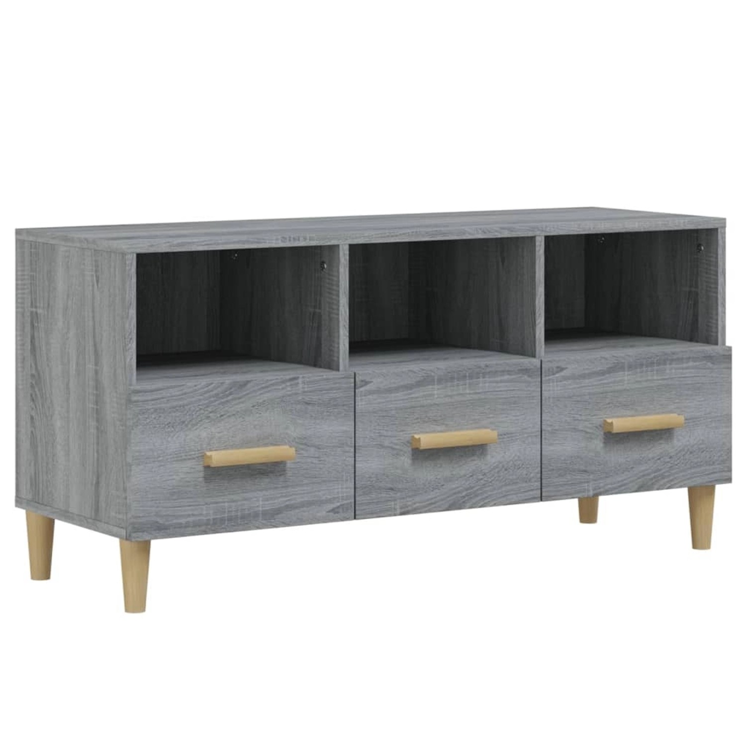 VidaXL TV-Schrank Grau Sonoma 102x36x50 cm Holzwerkstoff  Modell 1 günstig online kaufen