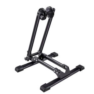 KARAT Fahrrad Bodenparker Finn, faltbarer Fahrradständer aus Stahl, platzsparend und stabil.