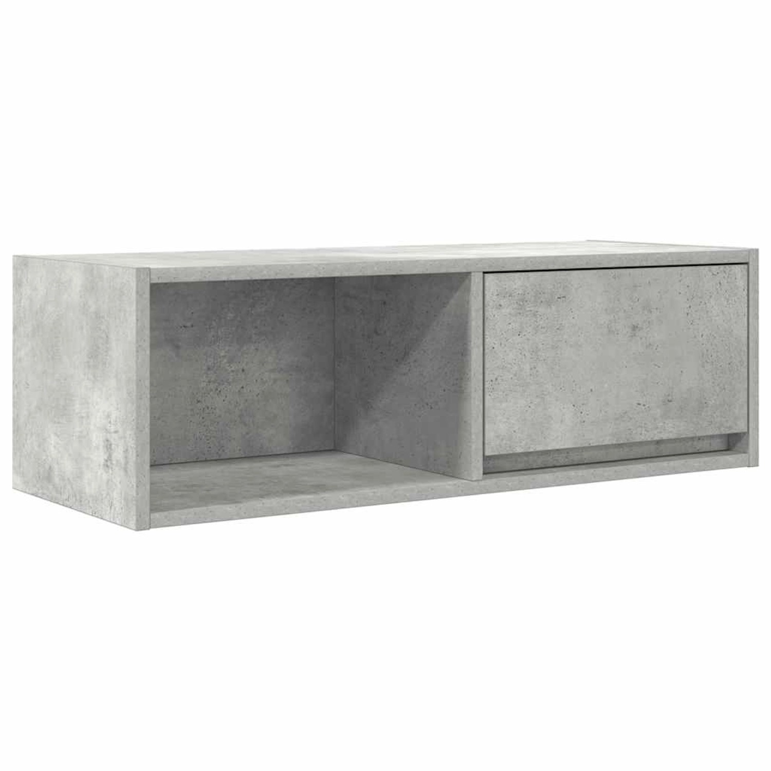 vidaXL TV-Schrank Betongrau 80x31x25,5 cm Holzwerkstoff 861460 günstig online kaufen