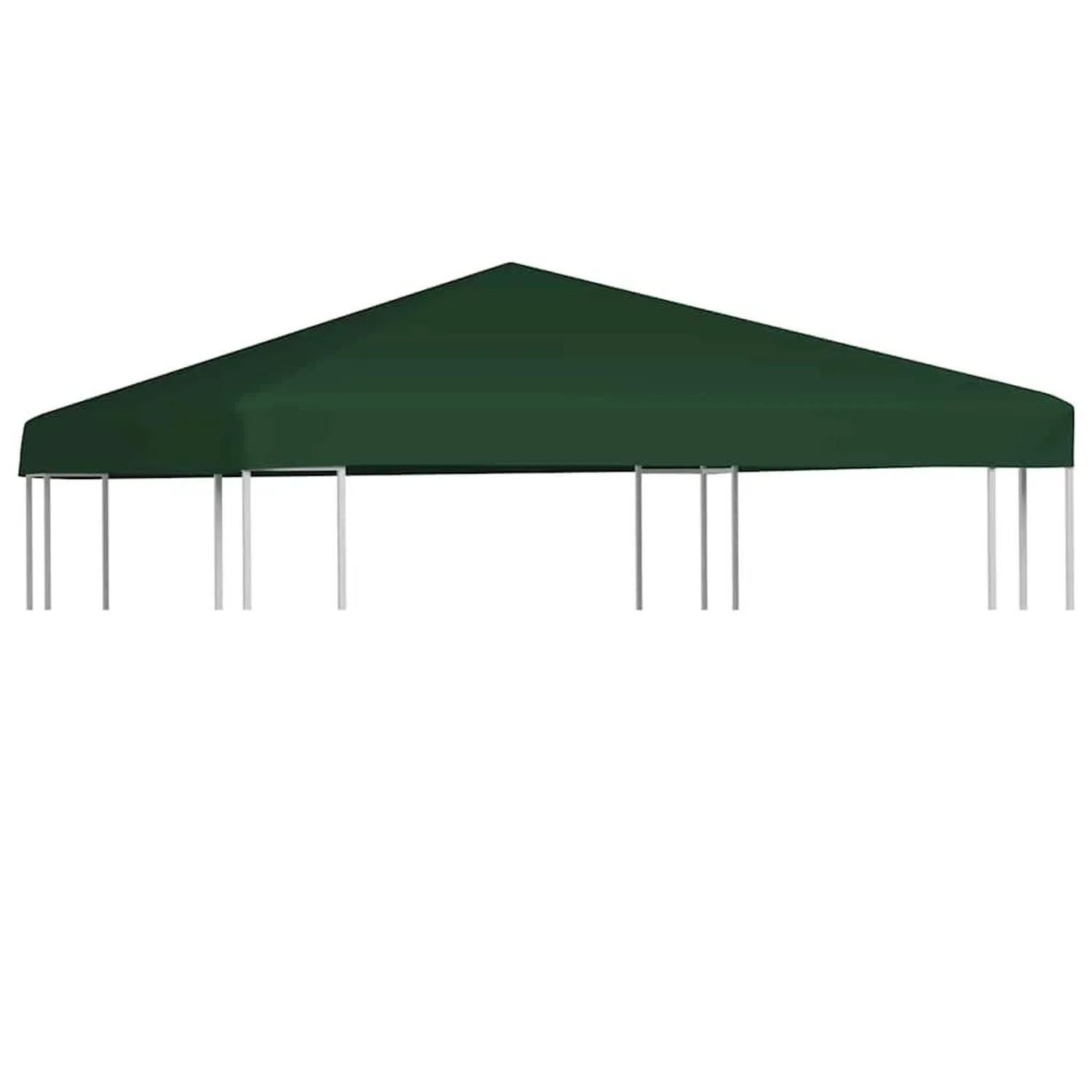 vidaXL Pavillondach 310 g/m² 3x3 m Grün 44779