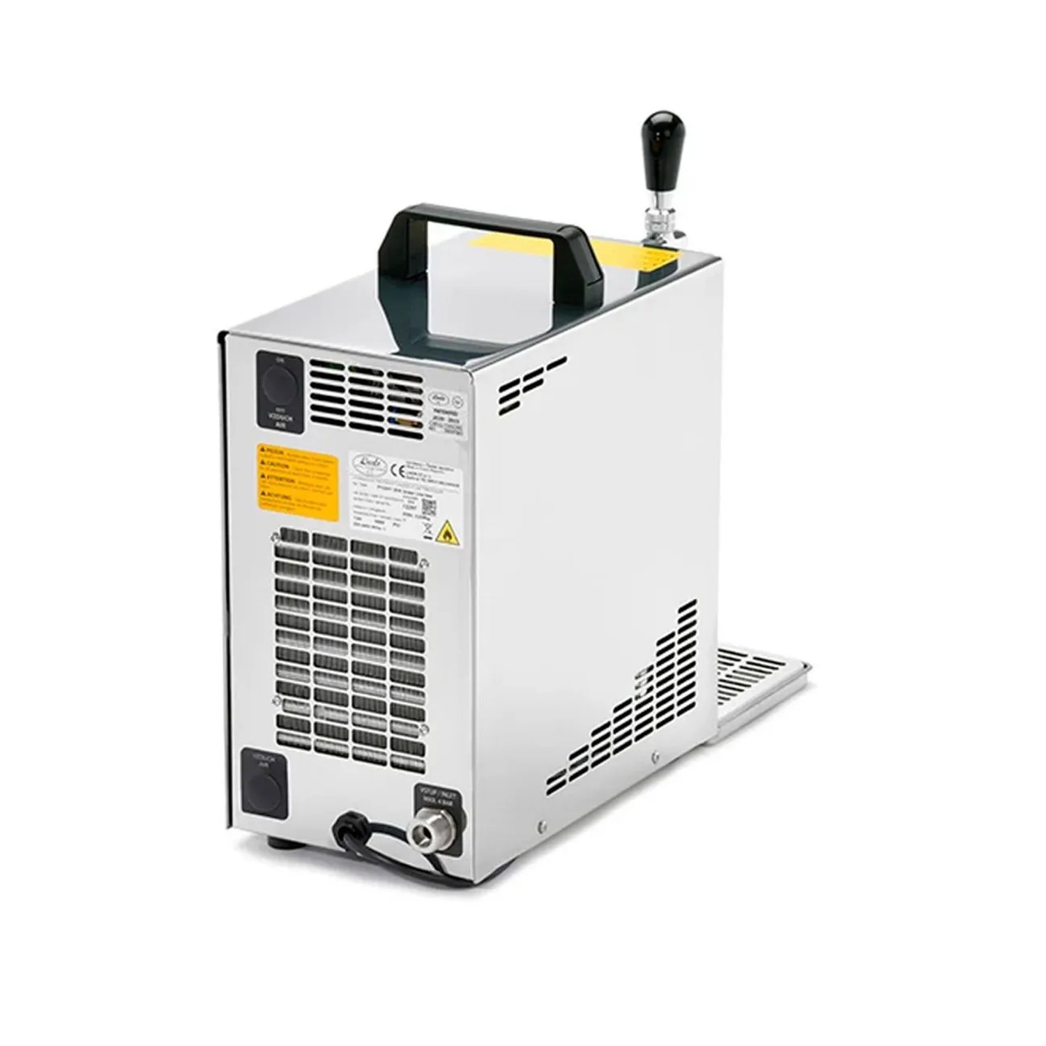 Ich-Zapfe Pygmy 25 Bierzapfanlage Trockenkühler 35 Liter/h 5/8 Anschluss Edelstahl Silber_2