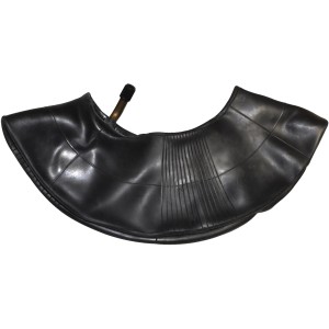 Wagner Ersatzschlauch für Räder, aus schwarzem Kautschuk mit Ventil.