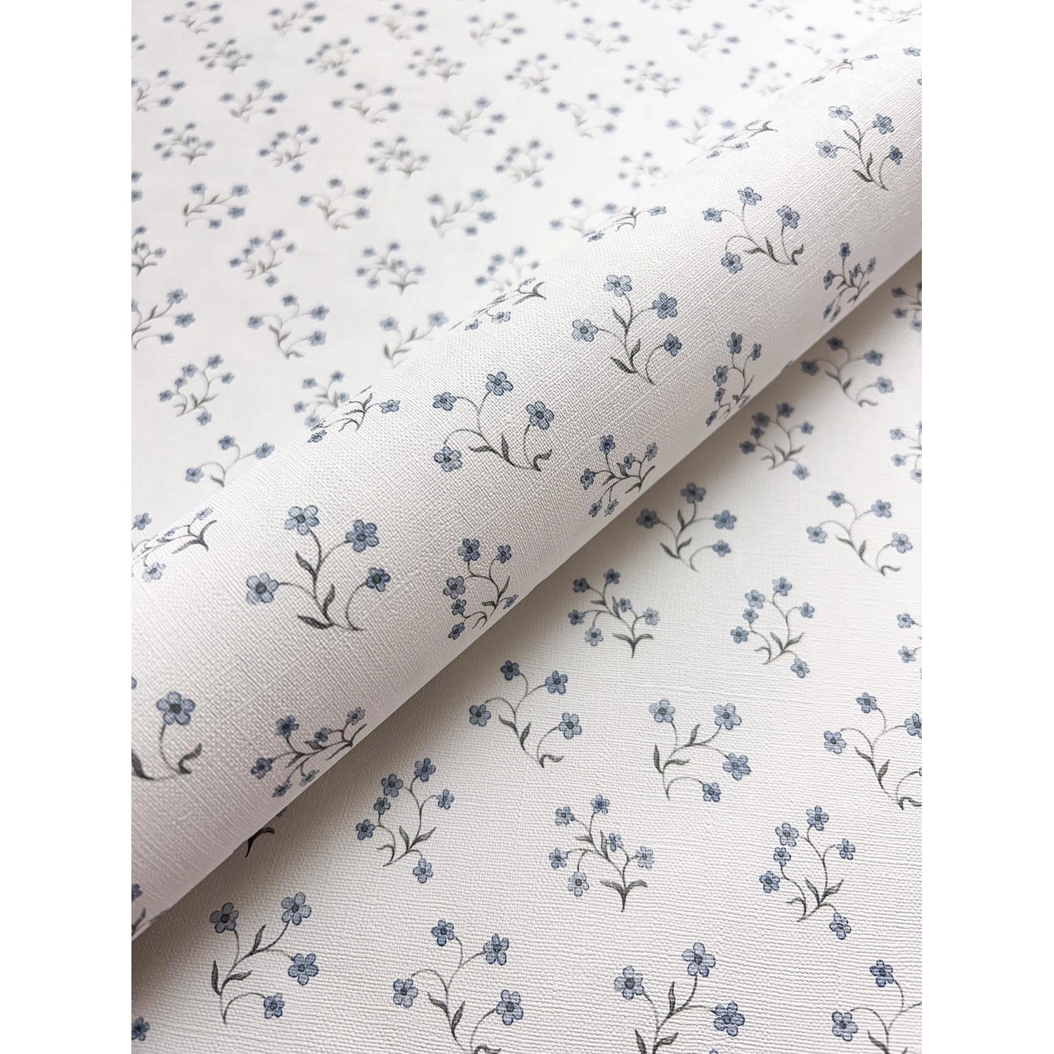 Newroom Vliestapete Elenora Dark Blue Blumen Floral FSC® günstig online kaufen