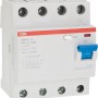 ABB FI-Schalter 4-polig, 40A für erhöhte Sicherheit im Verteilerkasten.