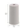 Grauer Wagner Türstopper Vulkano, 45x75mm, aus Gummi für Boden- oder Wandmontage.