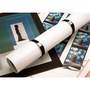 2er Set schwarze Gurte mit Metallschnalle zum sicheren Transport von Rollen.