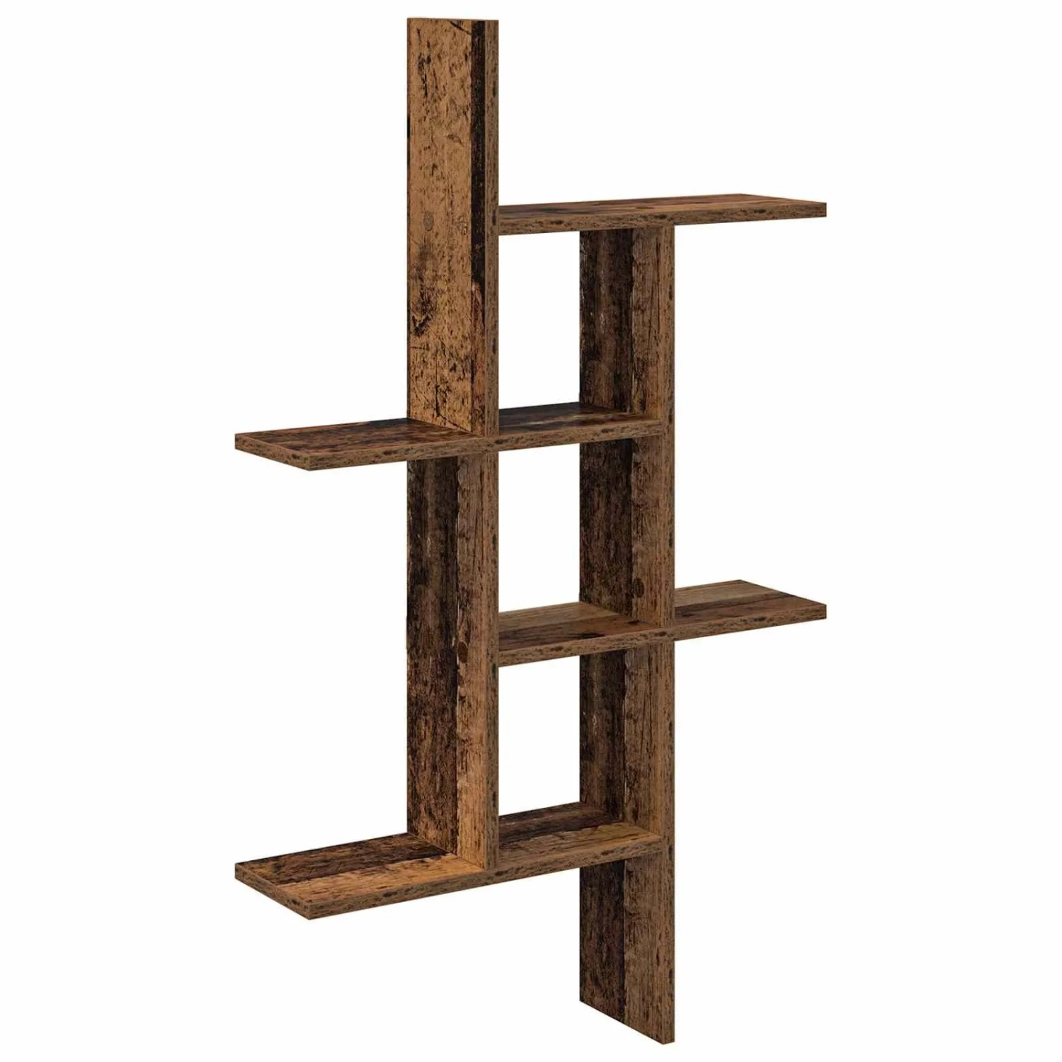 vidaXL Wandregal Altholz 61 x 15 x 102 cm Holzwerkstoff 8012194