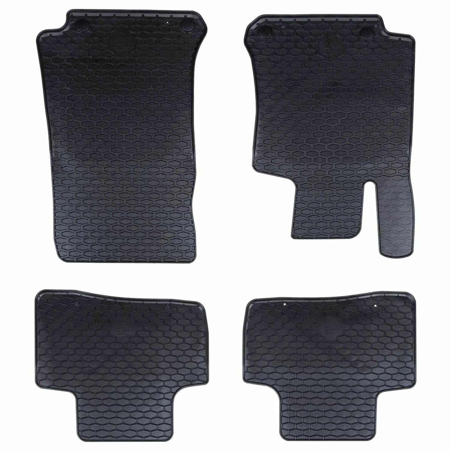 vidaXL Autofußmatte 4-Tlg Schwarz Geeignet für GLC 2016-2022 Gummi 42029151