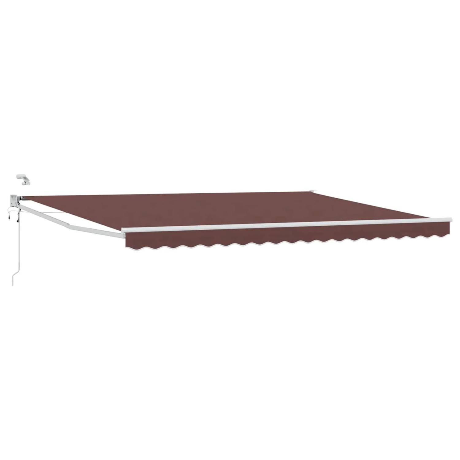 vidaXL Elektrische Ausziehbare Markise Braun 4 x 2 m 3419575