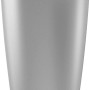 Lechuza Rondo Premium Pflanzgefäß, Ø 33 cm, 56 cm hoch, in Silber metallic.