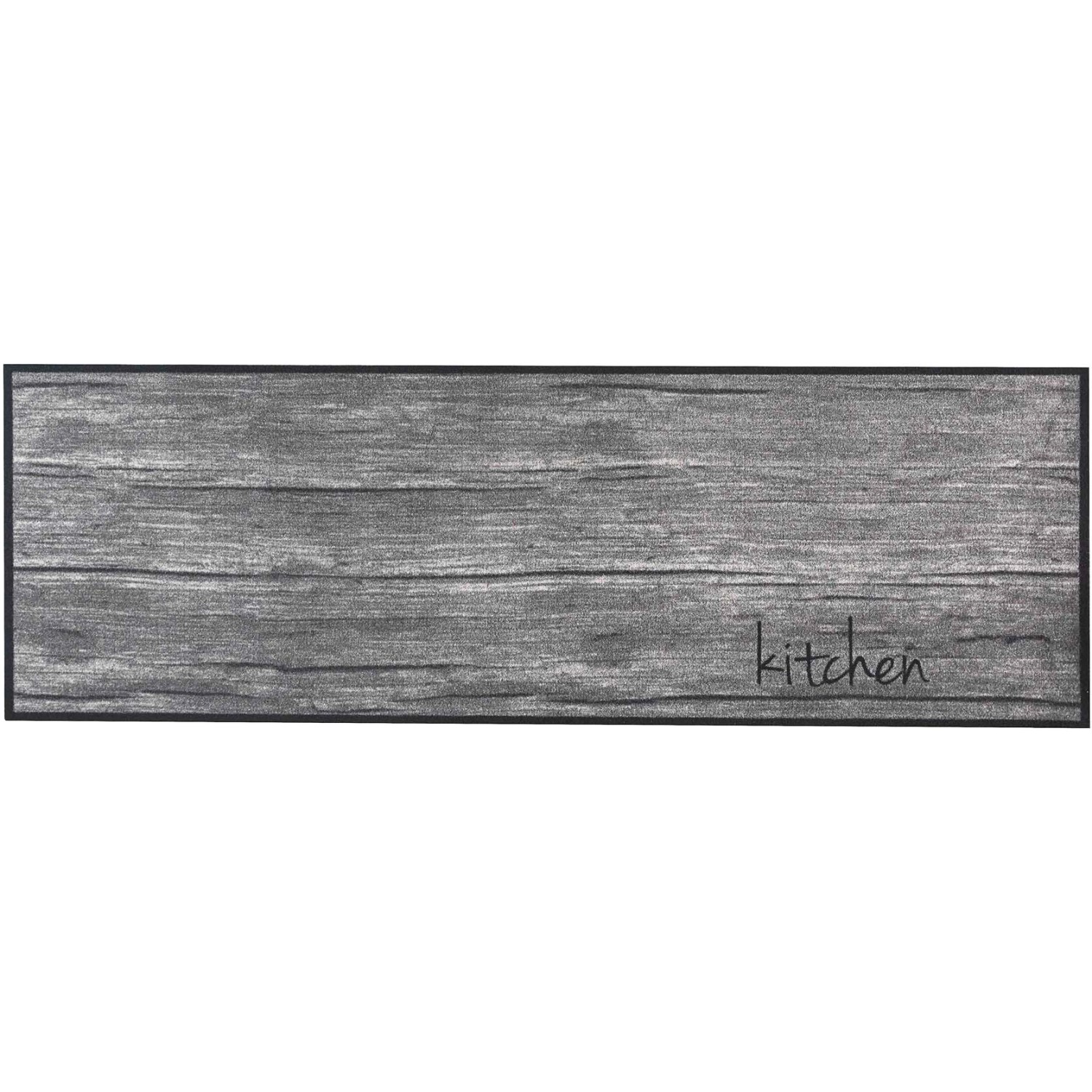 Küchenläufer Kitchen Wood Grey 50 cm x 150 cm