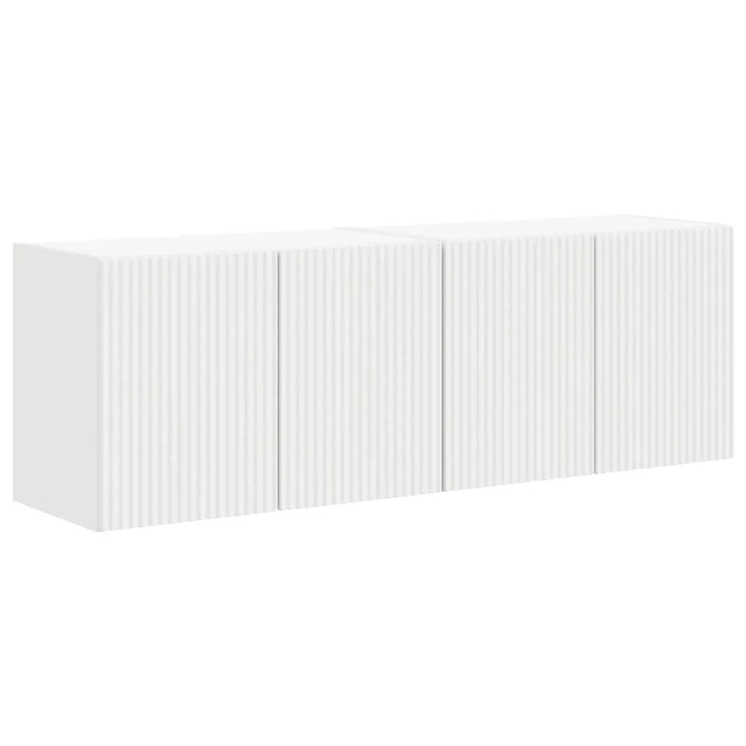 vidaXL TV-Wandschrank 2 Stk Weiß 59,5 x 31 x 40 cm Holzwerkstoff 892330