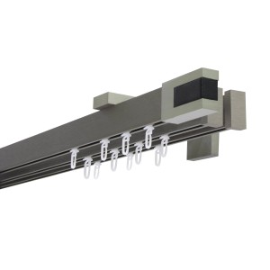 Schöner Wohnen X-Gelenkgleiter Leon, 20 Stück, mit Faltenlegehaken für Gardinenschienen.