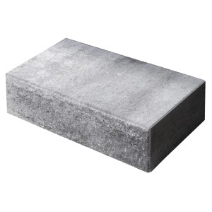 EHL Spaltstufe 15 cm x 35 cm x 50 cm Weiß-Anthrazit