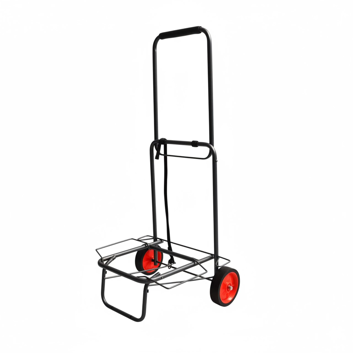 Relaxdays Transportwagen Stahl Schwarz Klappbar 100 cm x 44 cm x 34 cm