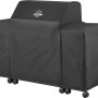 Schwarze Jamestown Grill-Abdeckhaube für 4-Brenner Gasgrill Knox mit/ohne Unterschrank.