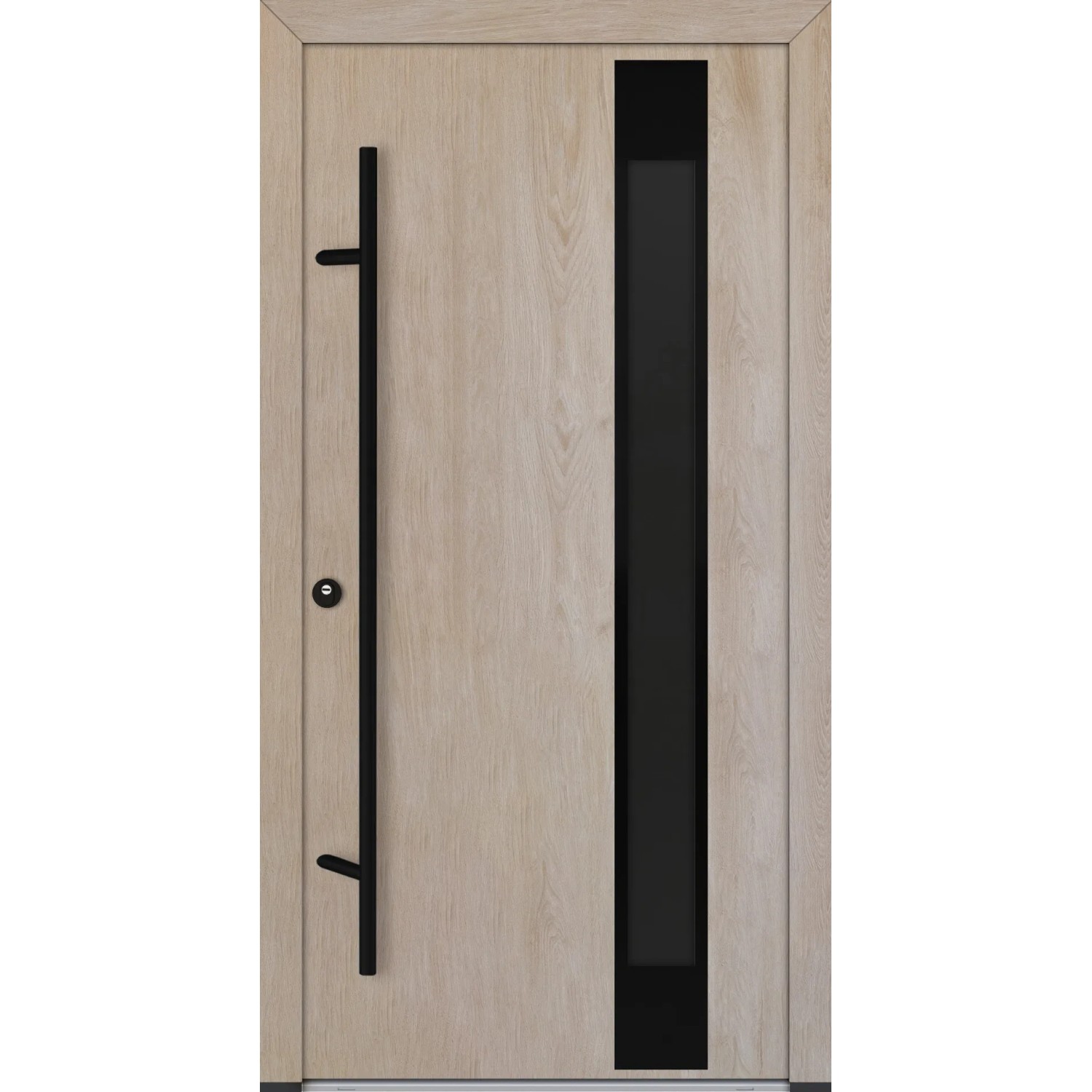 FM Türen AS68 Modell 24 1000 x 2100 Turner-Eiche Links Innen Beschläge Set 01