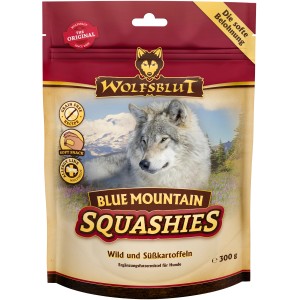 Wolfsblut Hundesnack Squashies Blue Mountain 300g, Hunde-Belohnungssnack mit Wild und Süßkartoffel.
