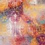 MeGusta Flachflor Teppich im Vintage Patchwork Design mit bunten Ornamenten, 80x150 cm.