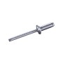 Edelstahl Blindniete, 3,2x8 mm, von GOEBEL, geeignet für Zangen. Flachkopf Standard Popniete.