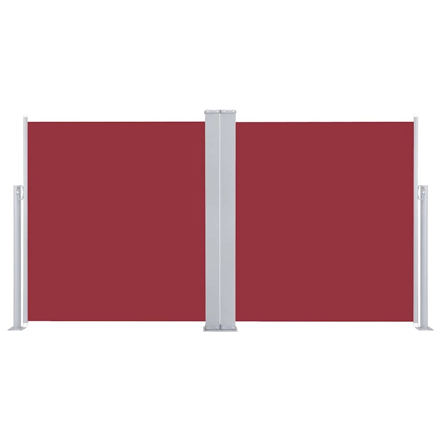furnicato Ausziehbare Seitenmarkise 170 x 600 cm Rot günstig online kaufen