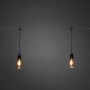 Konstsmide LED-Lichterkette Outdoor Retro mit 10 bernsteinfarbenen LEDs.