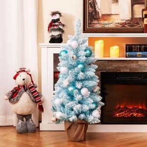 Costway Mini Künstlicher Weihnachtsbaum Tisch 90 cm