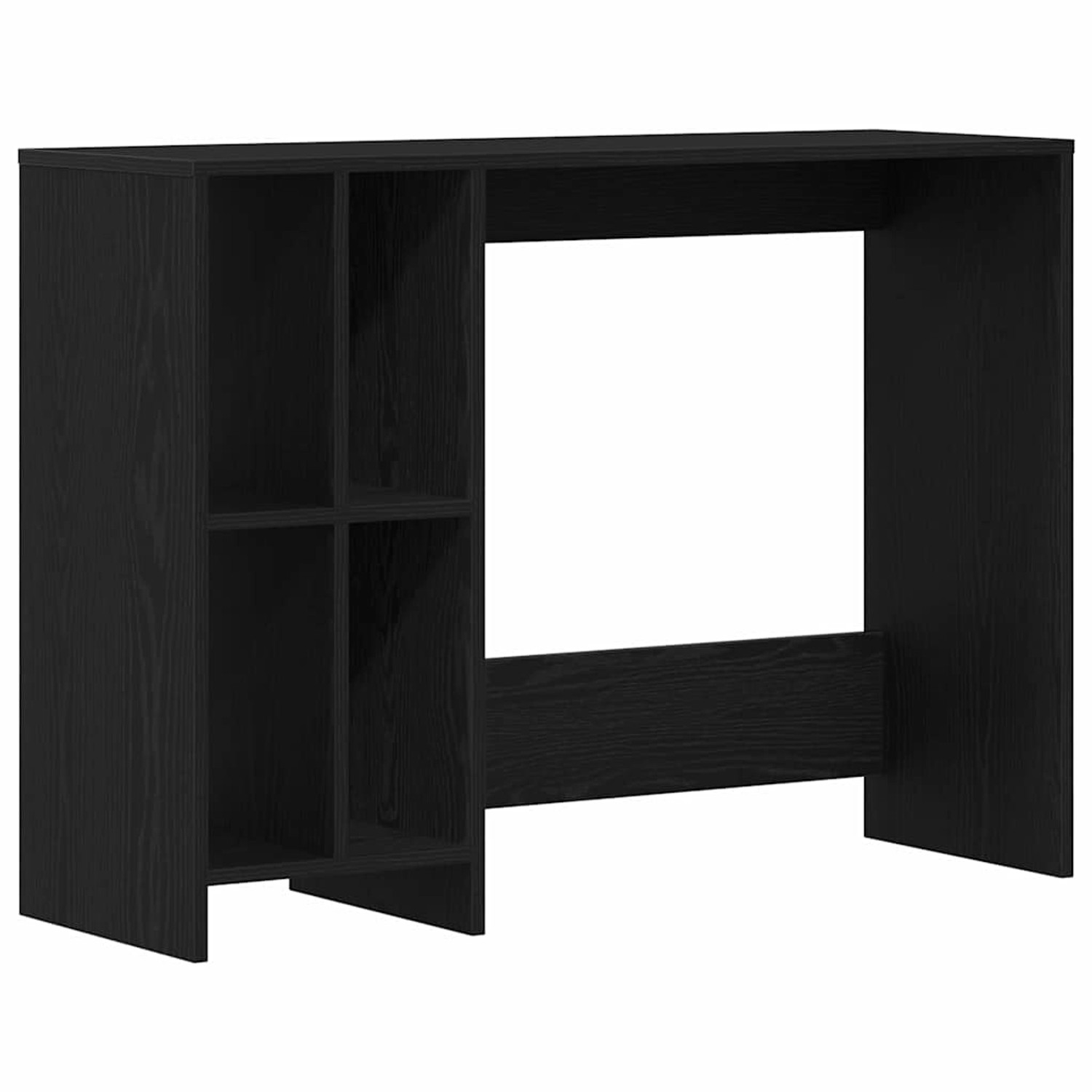 vidaXL Schreibtisch mit Regal Schwarz Eichen-Optik 102,5 x 35 x 75 cm 86266 günstig online kaufen