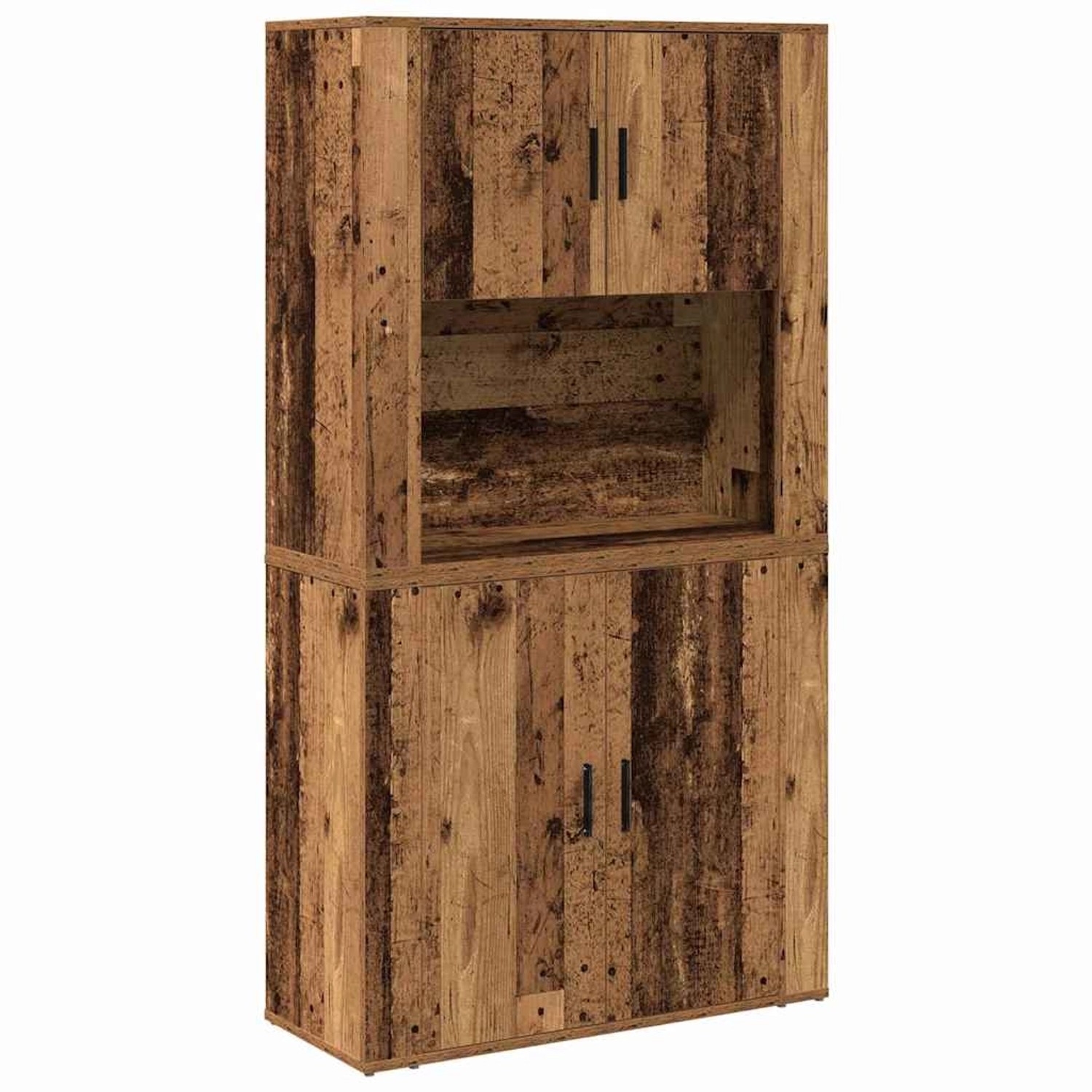 vidaXL Highboard Altholz 80 x 33 x 150 cm Holzwerkstoff 3334336 günstig online kaufen