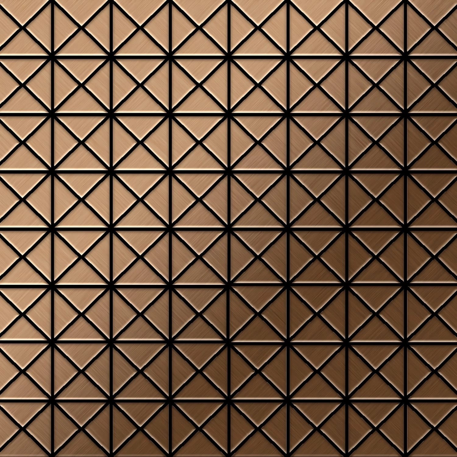 ALLOY Mosaik Fliese Massiv Metall Titan Gebürstet Kupfer 1,6mm Stark Deco-t günstig online kaufen