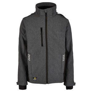 Graue Hans Schäfer Wintersoftshelljacke Gr. M aus der Kategorie Arbeitskleidung.