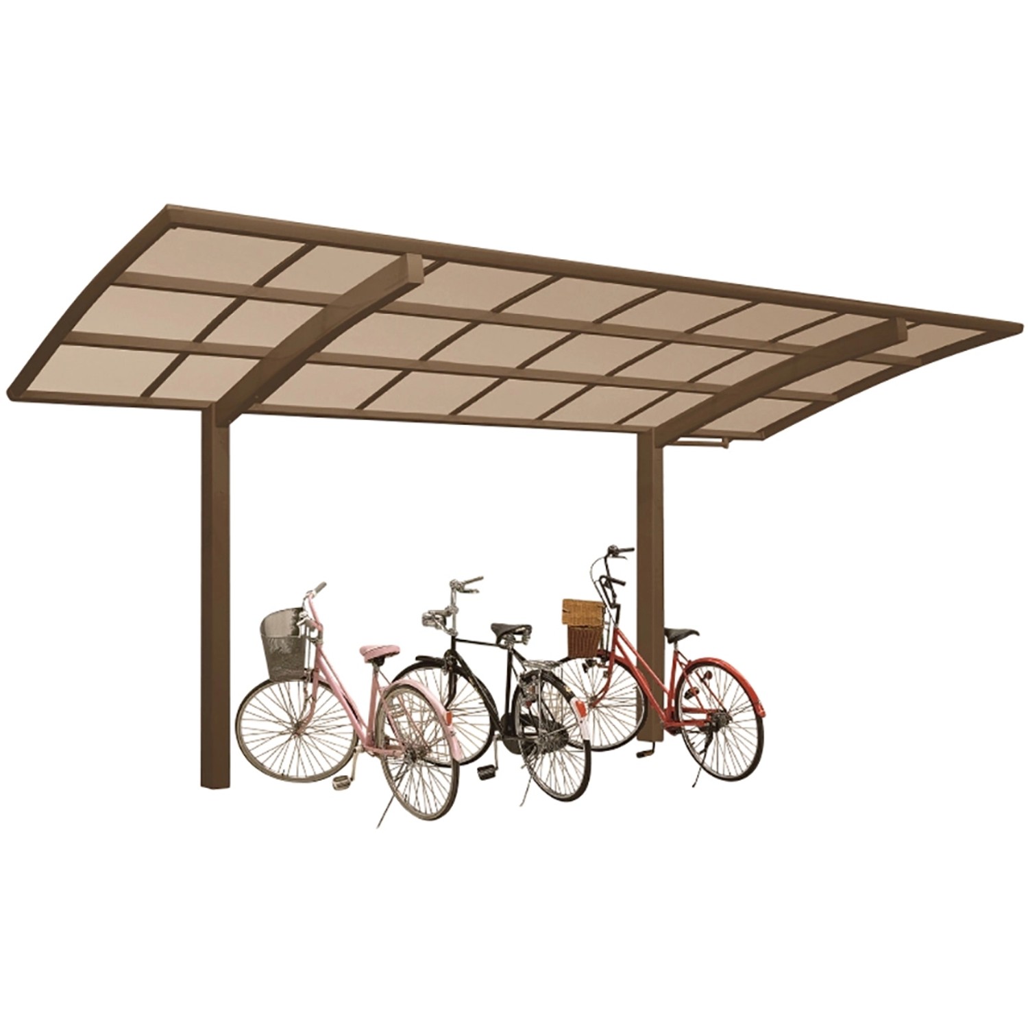 Ximax Alu Carport Portoforte Mini Typ 60 Bronze 201 cm x 254 cm Sonderferti günstig online kaufen