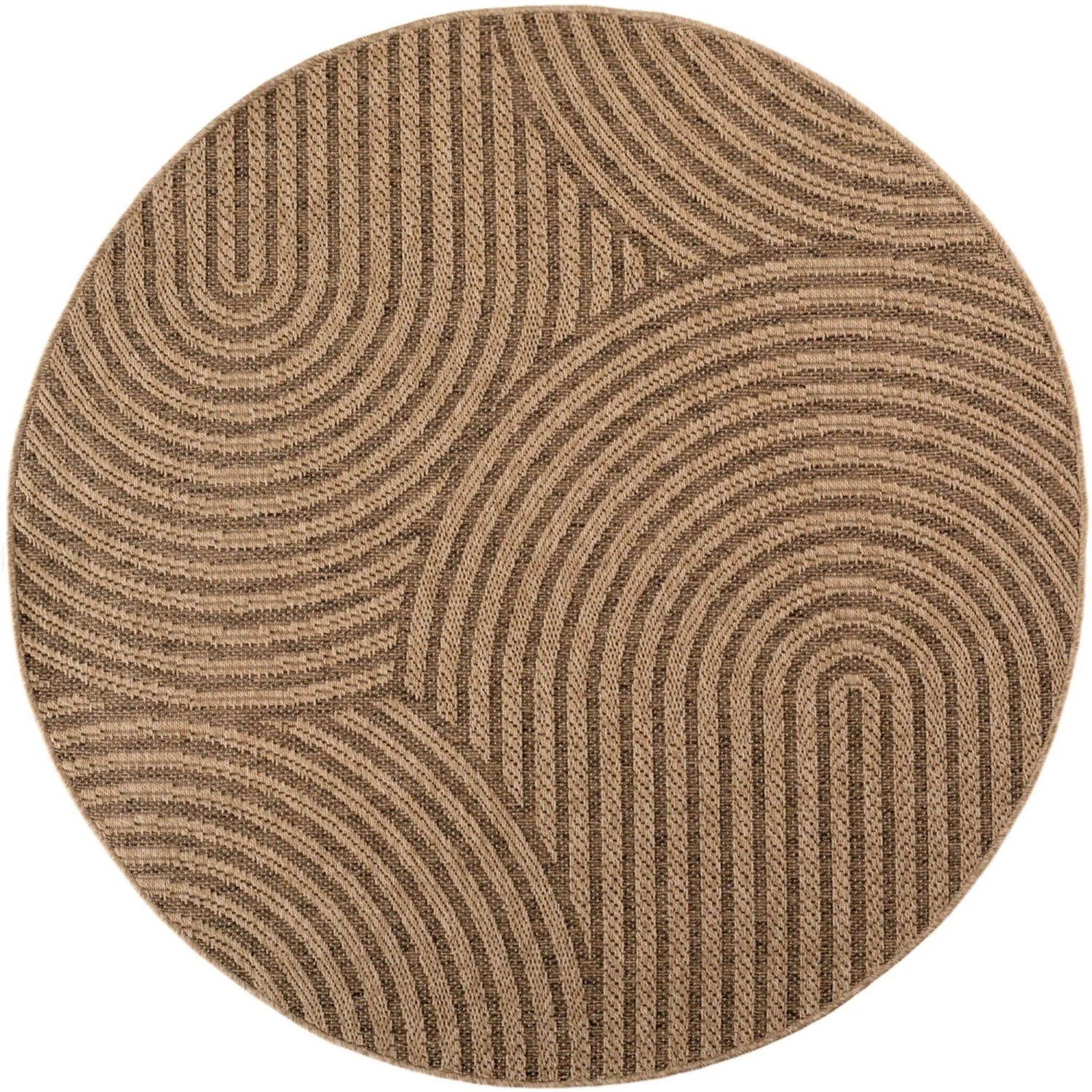 Ayyildiz Outdoor-Teppich Timber 1401 Beige Ø 200 cm