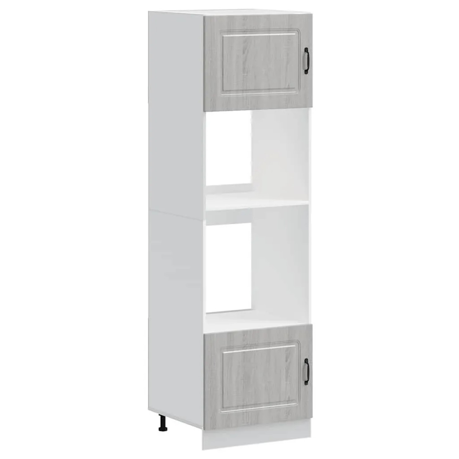 vidaXL Herdumbauschränke 2 Stk Kalmar Grau Sonoma Holzwerkstoff 3315037 günstig online kaufen