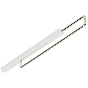 Hettich Kleiderbügelhalter, weiß, ausziehbar, für Möbelausstattung.