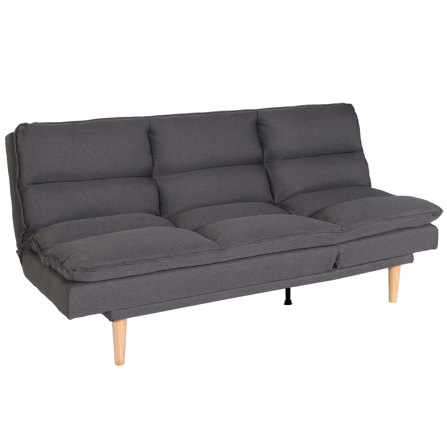 MCW Schlafsofa M79 Stoff/Textil Dunkelgrau günstig online kaufen