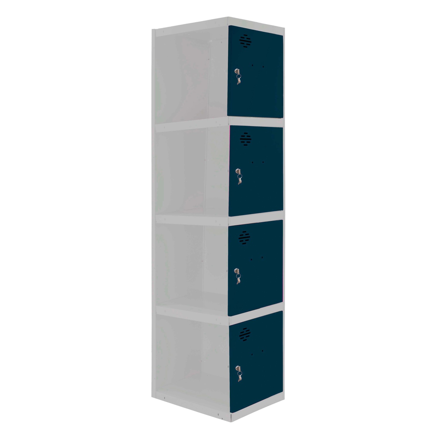PROREGAL Spind AMEGO HxBxT 180 x 40 x 50 cm 4 Abteile Anbaumodul Anthrazit- günstig online kaufen