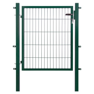 Einzeltor für Doppelstabmattenzaun Grün 100 cm x 100 cm