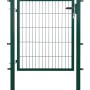 Einzeltor für Doppelstabmattenzaun Grün 100 cm x 100 cm