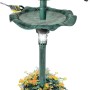 Costway Vogeltränke mit Solarleuchte Grün 43 x 110 cm_2