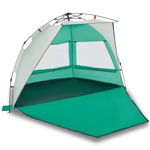 vidaXL Strandzelt 2 Personen Seegrün Quick Release Wasserdicht 4005309