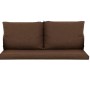 Setgarden Mix Bench Kissen Outdoor Kissen Bankauflage 100x60+2x50x56cm Kissen Für 2-Sitzer Bänke 1tlg 1tlg Braun