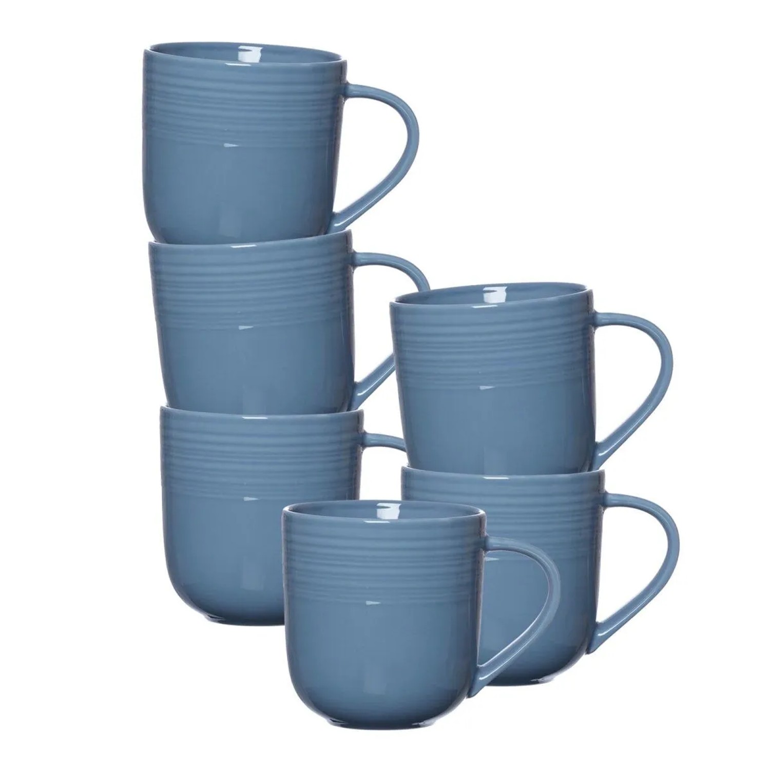 Ritzenhoff & Breker Levi Kaffeebecher 400 ml 6er Set Blau