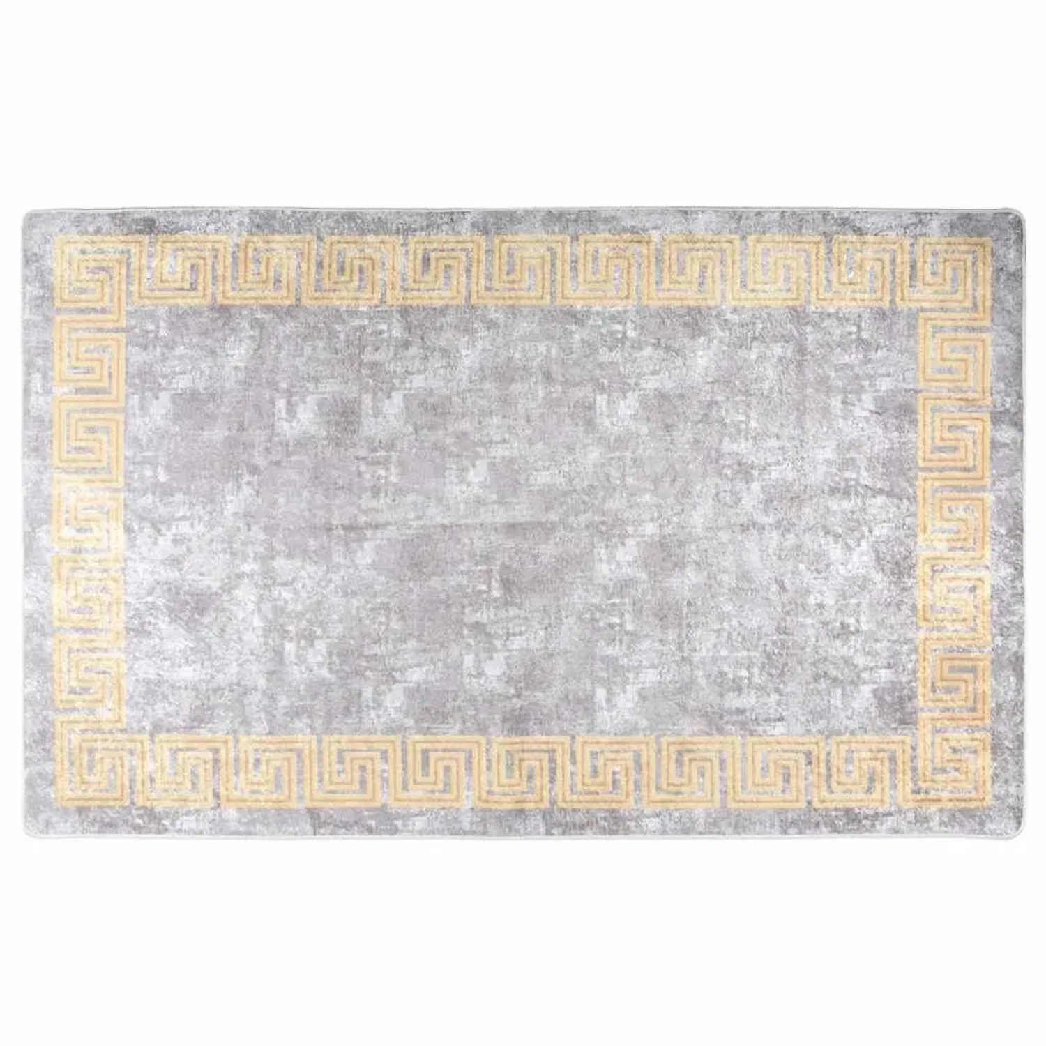 vidaXL Teppich Waschbar Grau 160x230 cm Rutschfest 337937