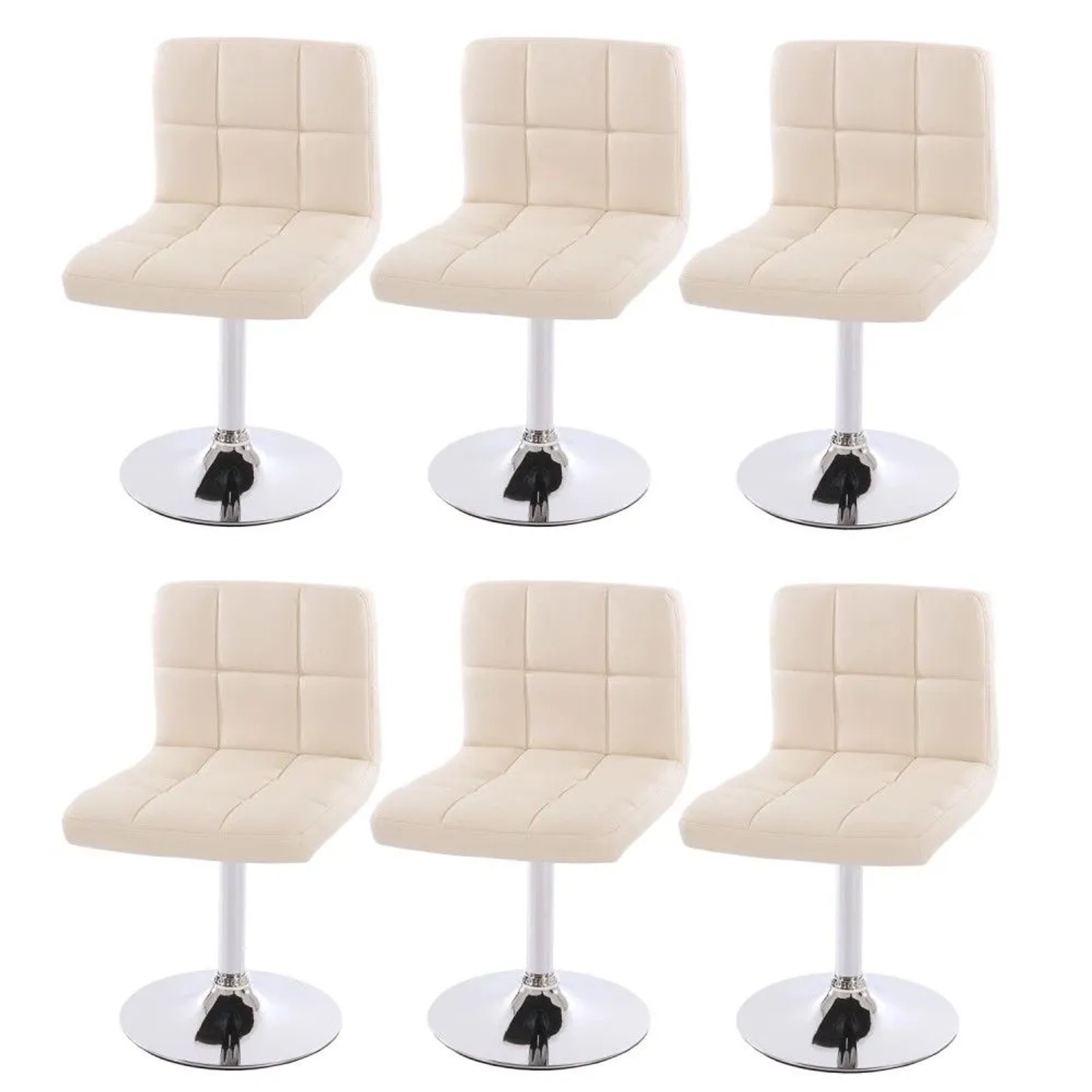 MCW Esszimmerstuhl Cadiz 6er-Set Creme