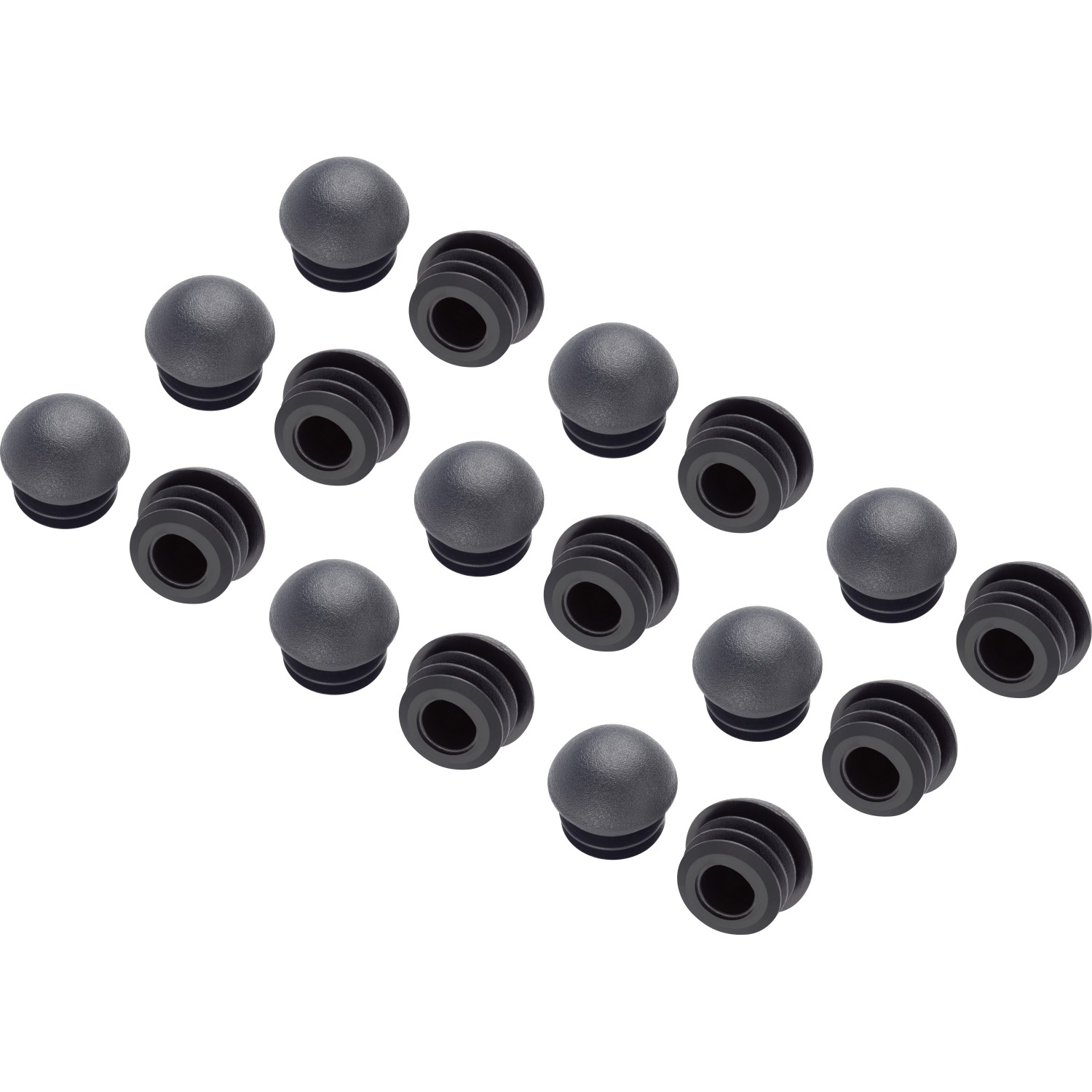 Fußkappen für Gartenmöbel Vanville 25 mm x Ø 28 mm 18 Stk.