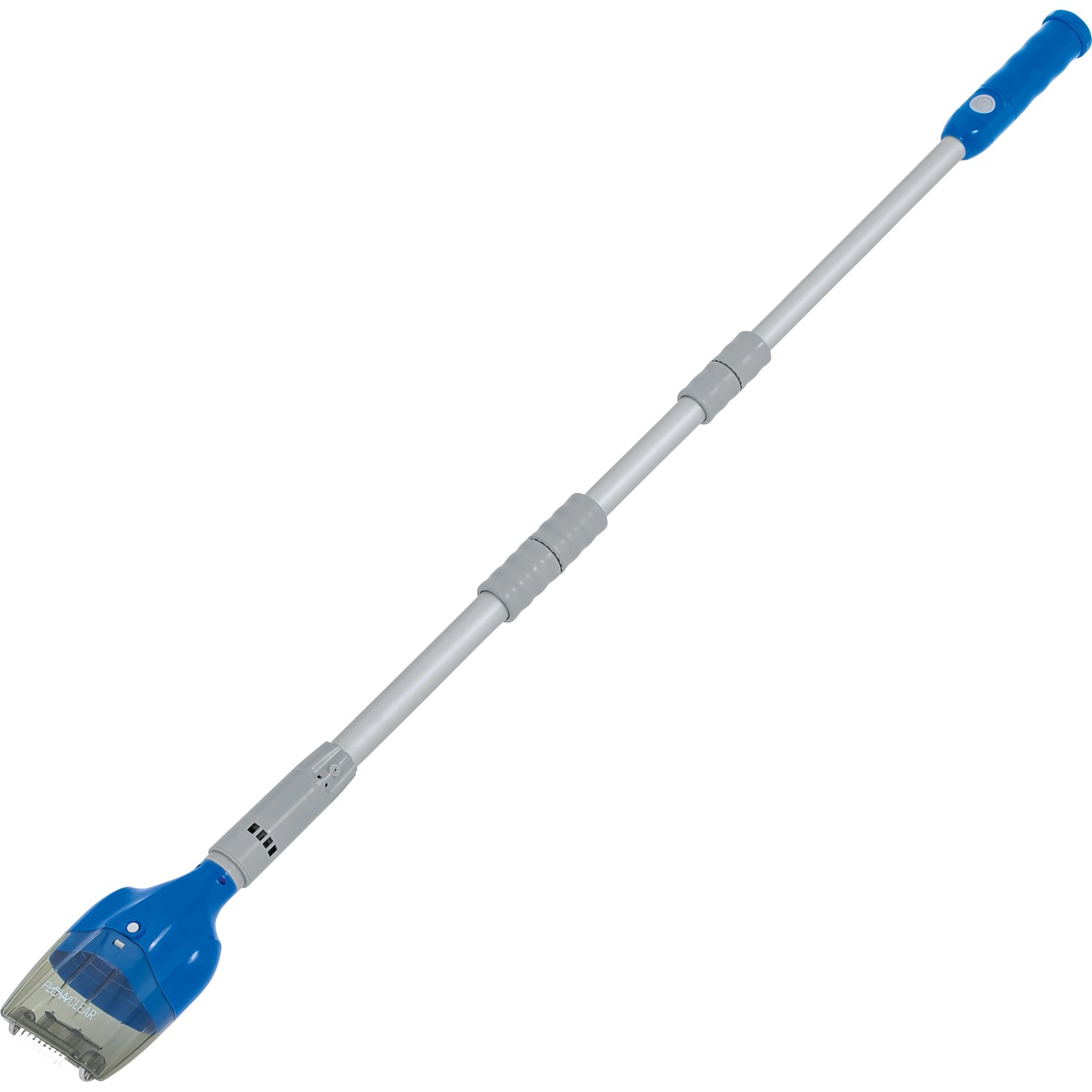 Bestway Flowclear AquaTec Poolsauger kabellos mit Teleskopstiel für Pools bis Ø 305 cm.